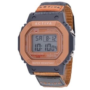 Activa Spectra X Invicta Digital Unisex Watch 44.5mm Dark Grey, Brown ACWF007